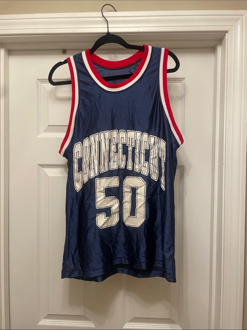 UConn Connecticut women’s Basketball Jersey Rebecca Lobo 50 ncaa vintage